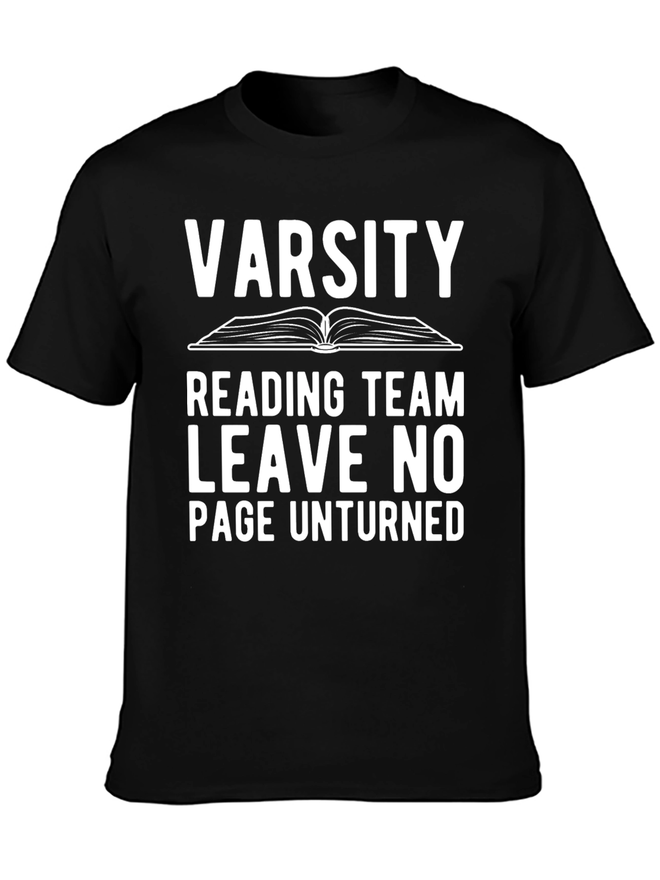 Varsity Reading Team T-Shirt - Leave No Page Unturned