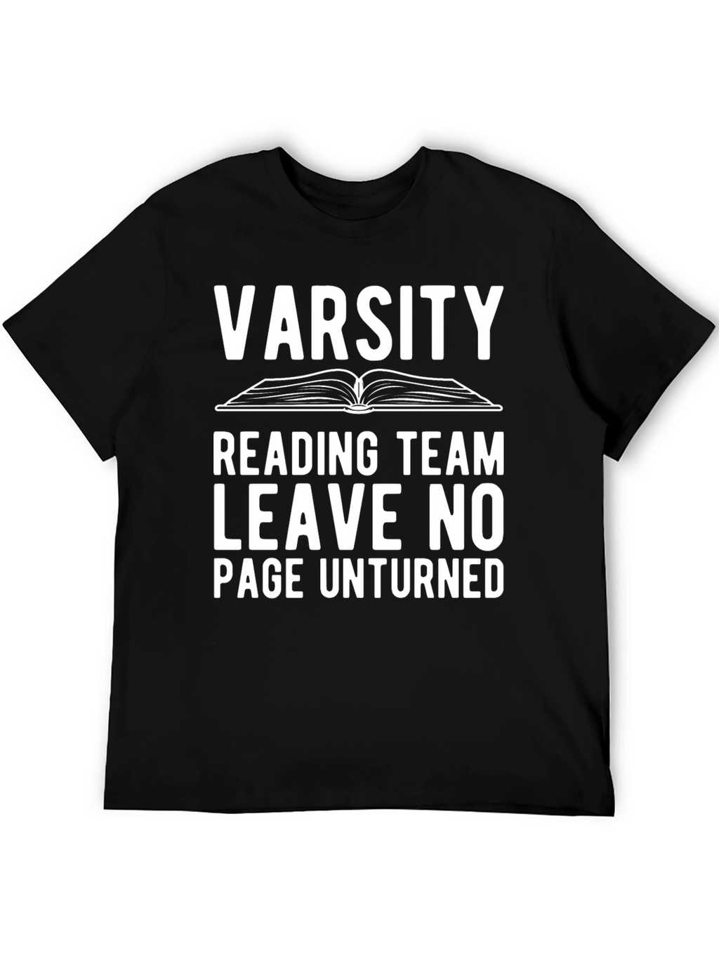 Varsity Reading Team T-Shirt - Leave No Page Unturned