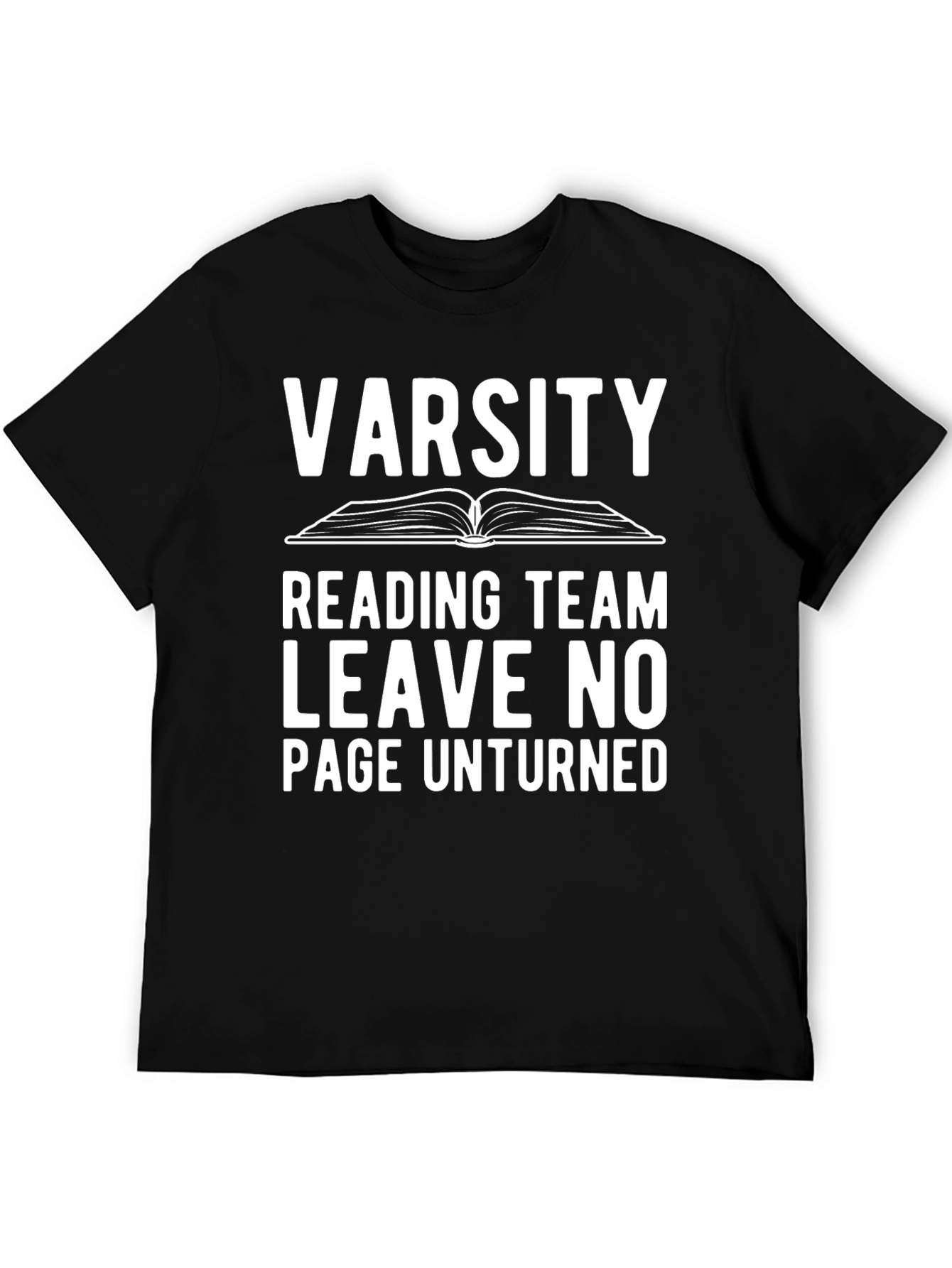 Varsity Reading Team T-Shirt - Leave No Page Unturned