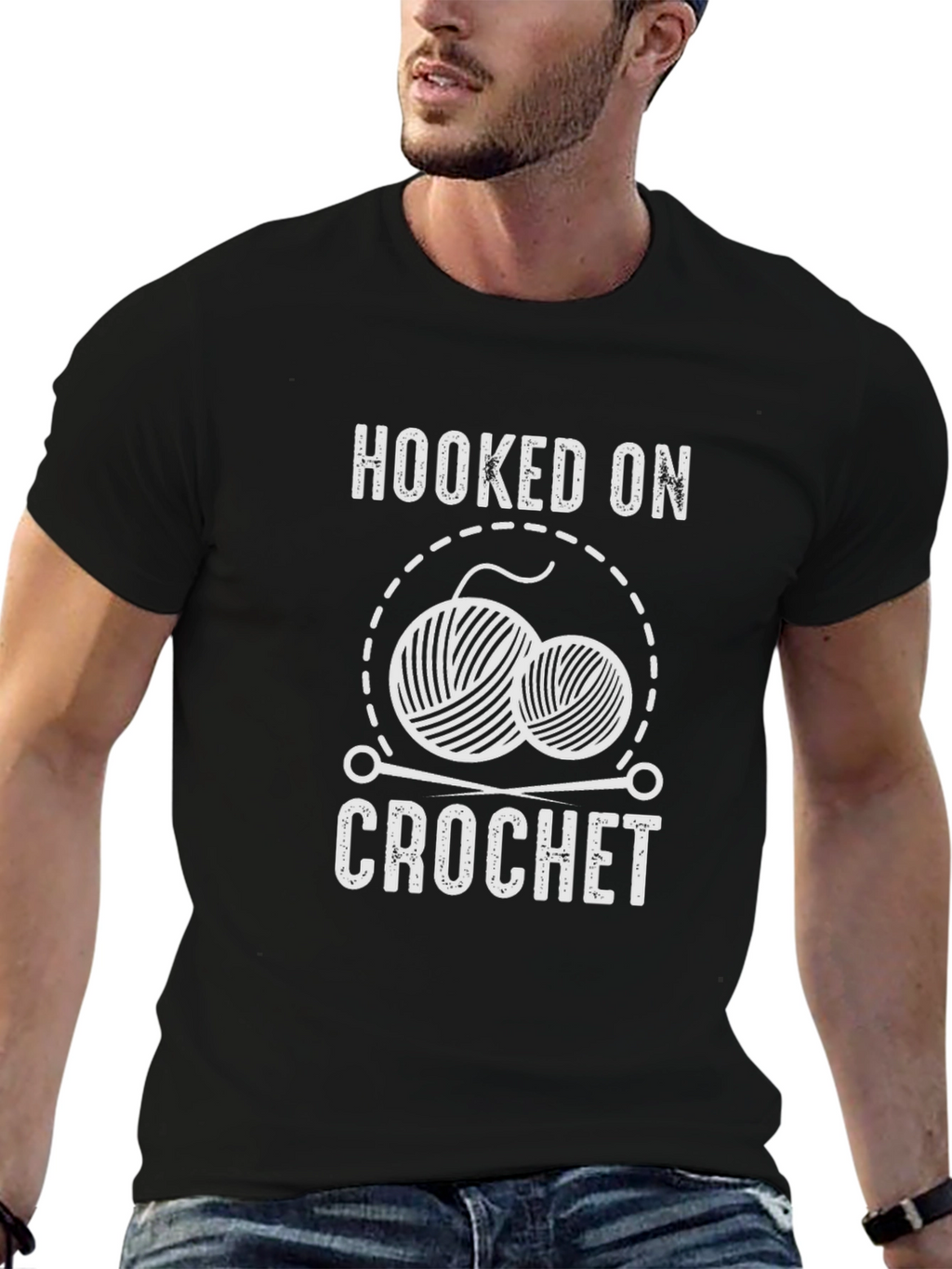 Hooked on Crochet T-Shirt - Yarn Lover Tee