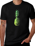 Pineapple Graphic Tee - Modern Fruit Design