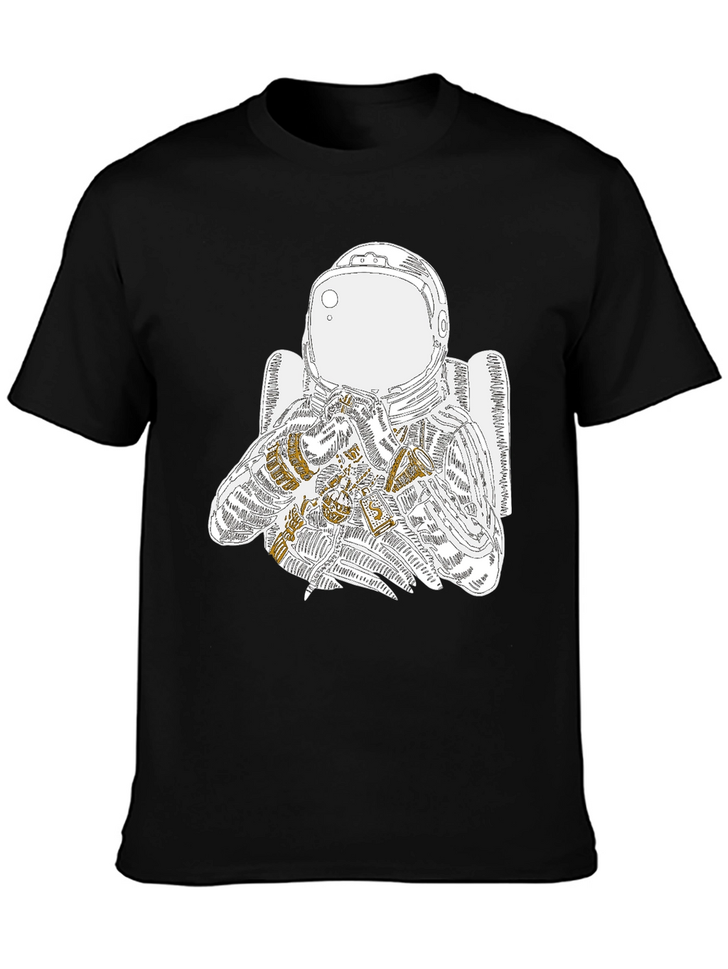 Astronaut Graphic Tee - Cool Space Design