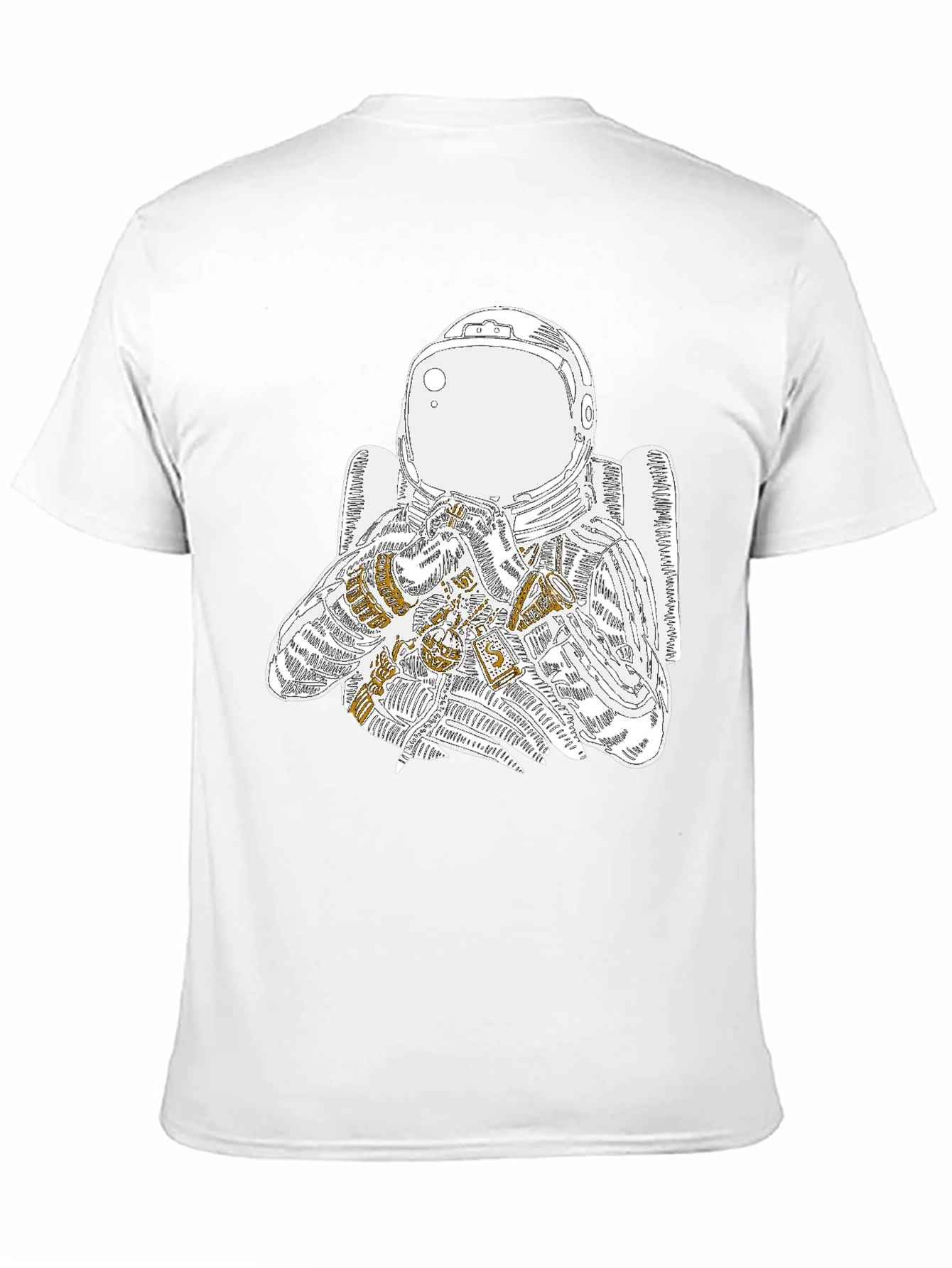 Astronaut Graphic Tee - Cool Space Design