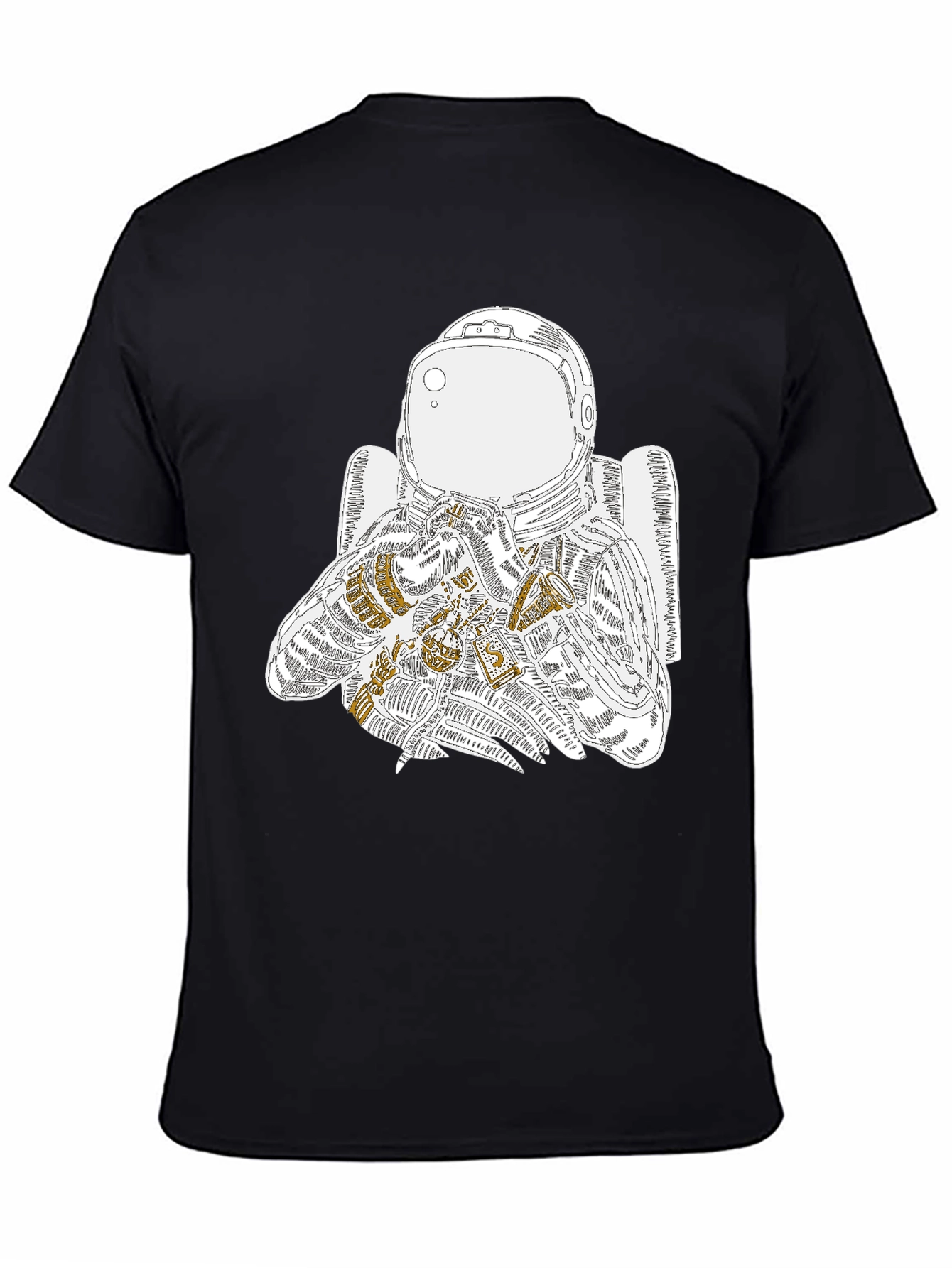 Astronaut Graphic Tee - Cool Space Design