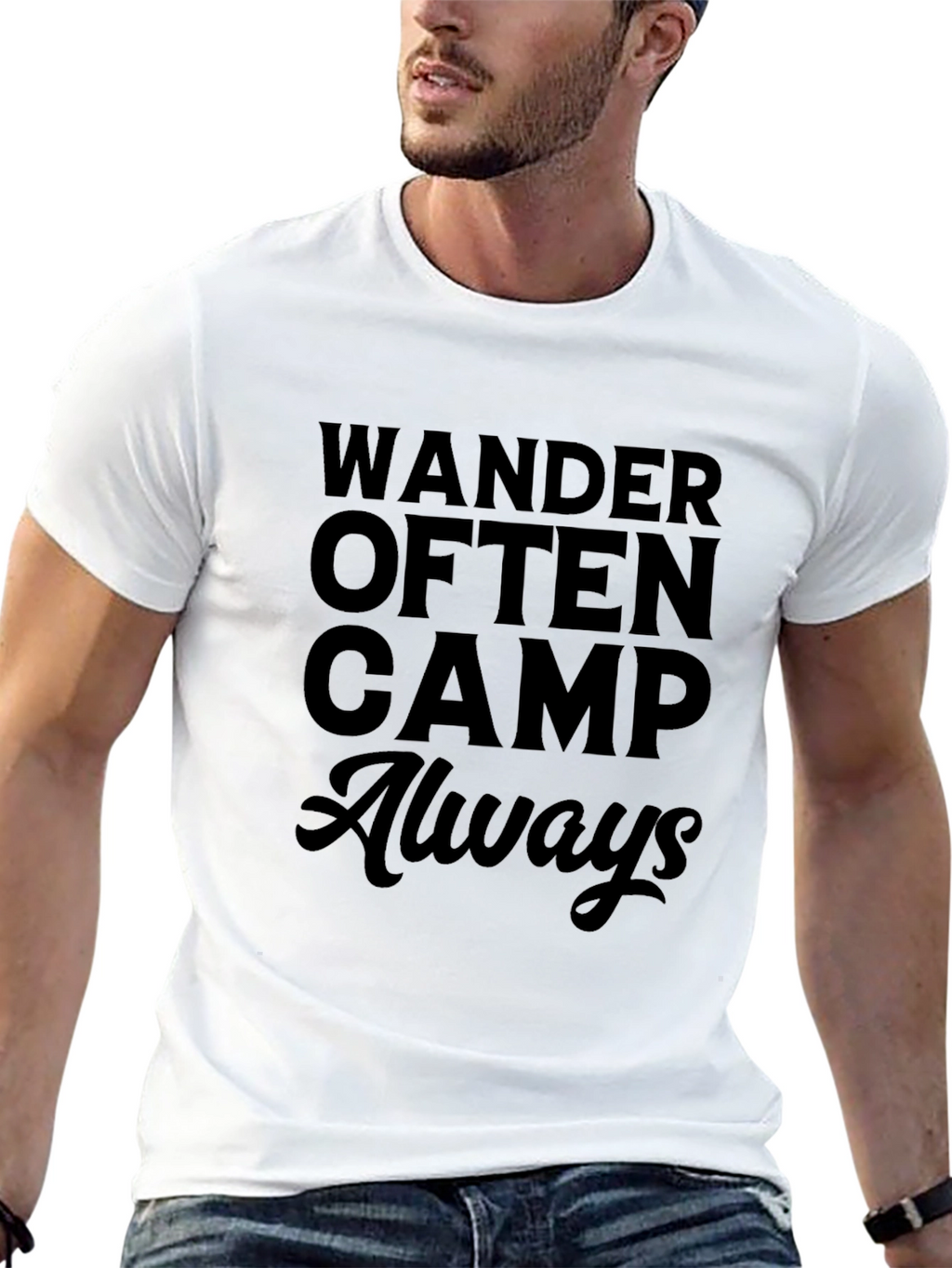 Wander Often Camp Always Graphic T-Shirt