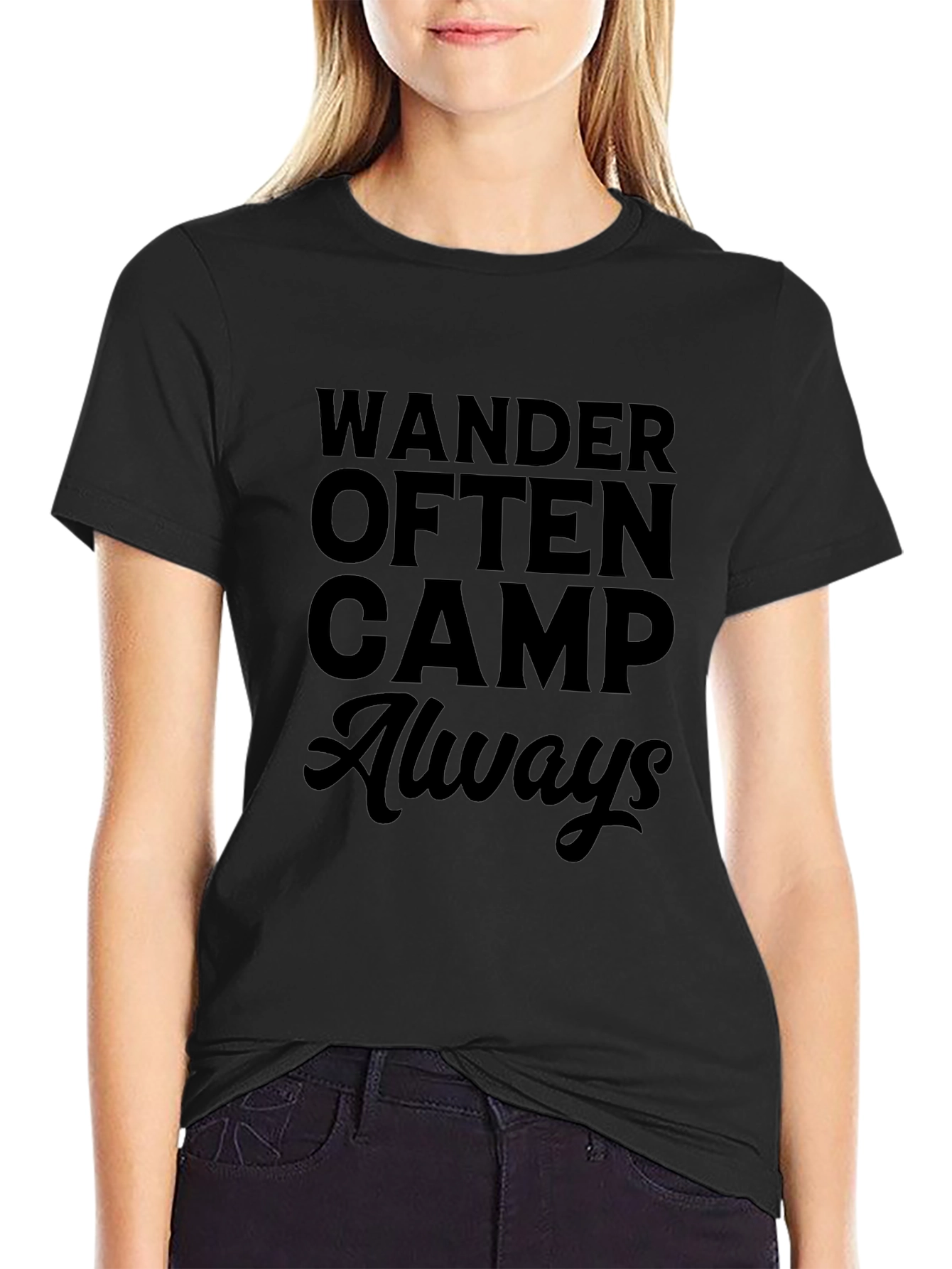 Wander Often Camp Always Graphic T-Shirt