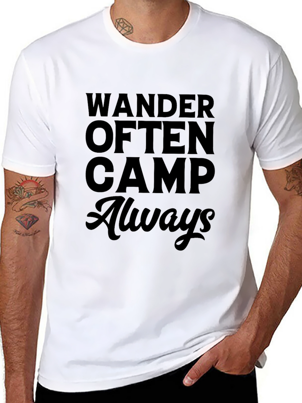 Wander Often Camp Always Graphic T-Shirt