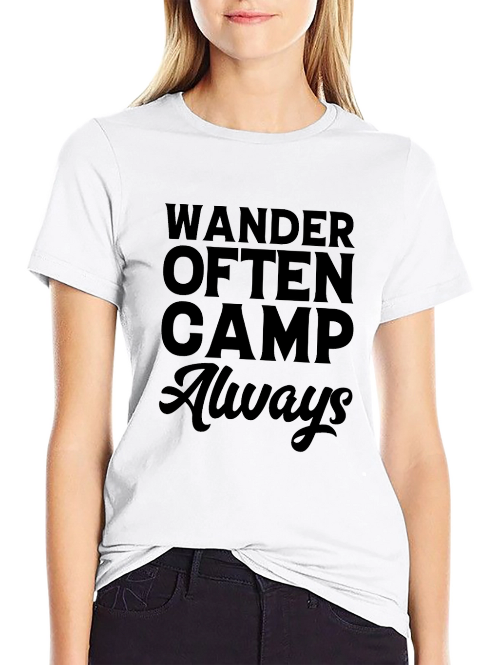 Wander Often Camp Always Graphic T-Shirt