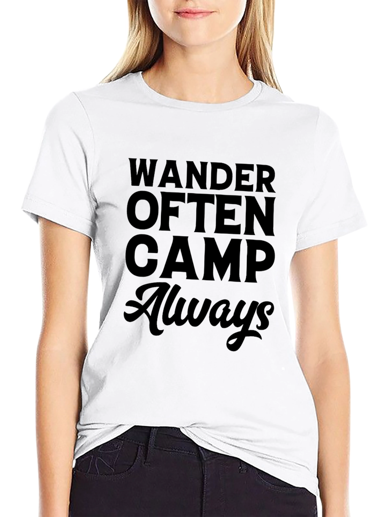 Wander Often Camp Always Graphic T-Shirt