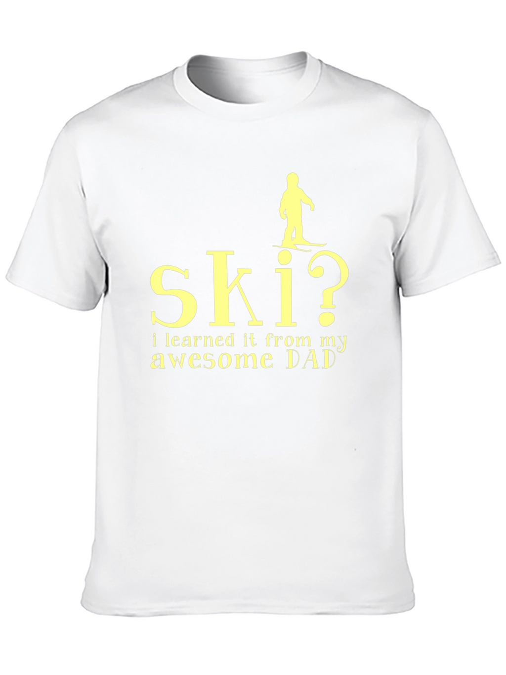 Skiing Dad T-Shirt - Awesome Gift!