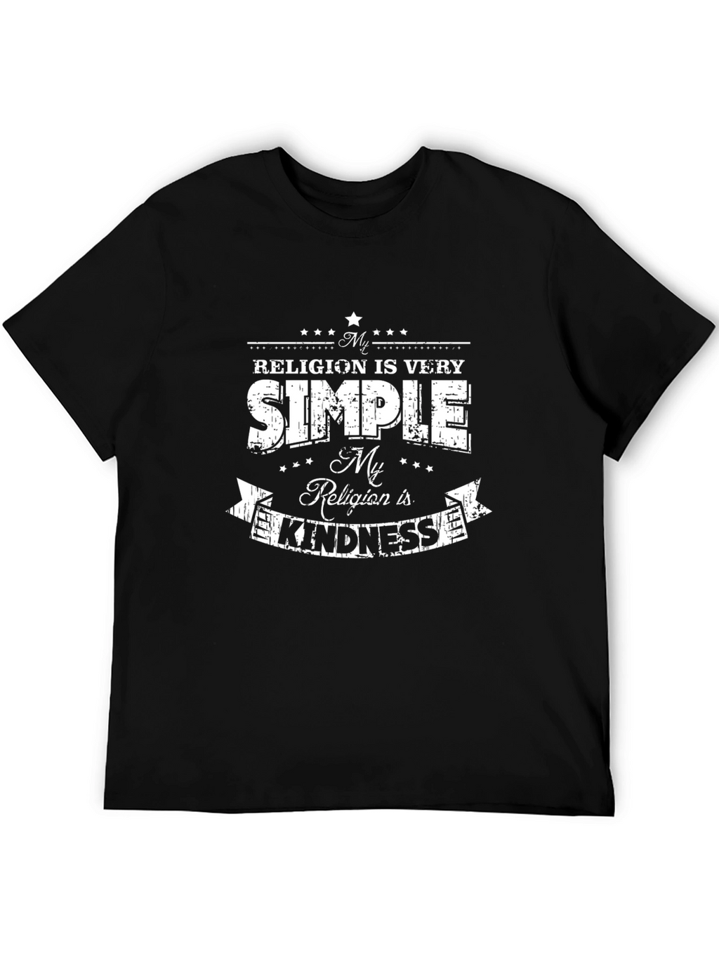 My Religion is Kindness Graphic T-Shirt