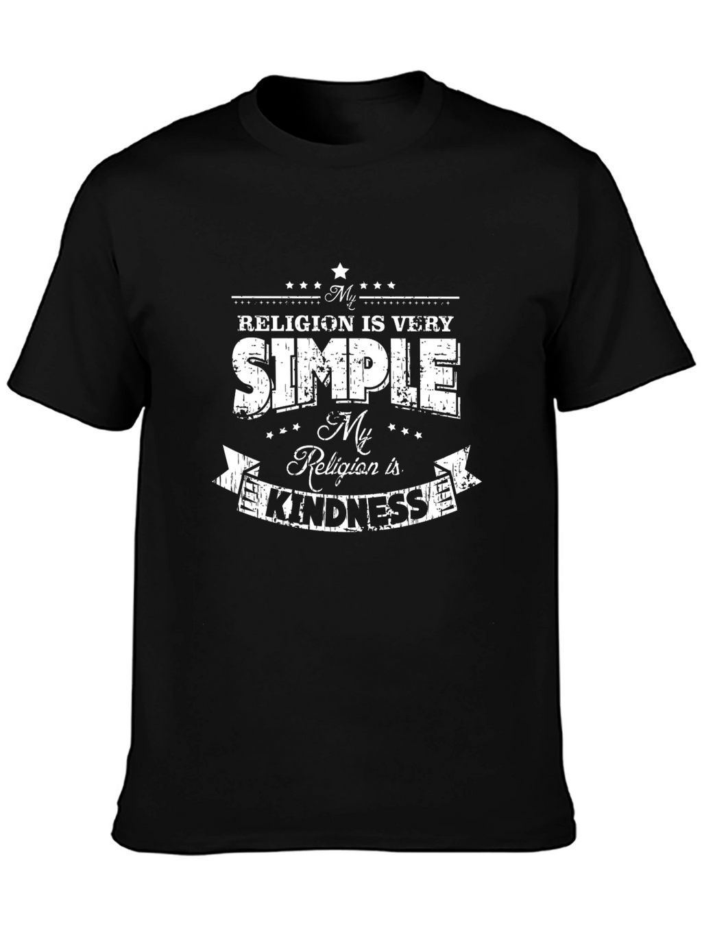 My Religion is Kindness Graphic T-Shirt
