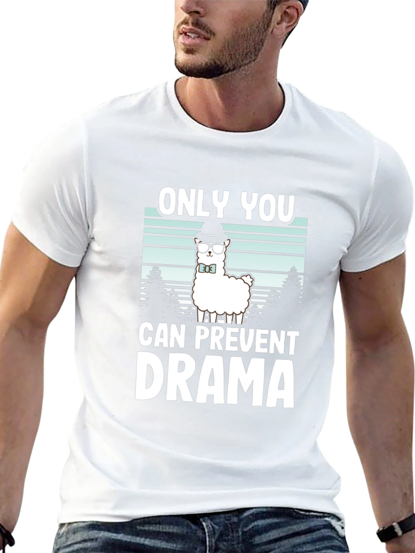 Only You Can Prevent Drama Alpaca T-Shirt