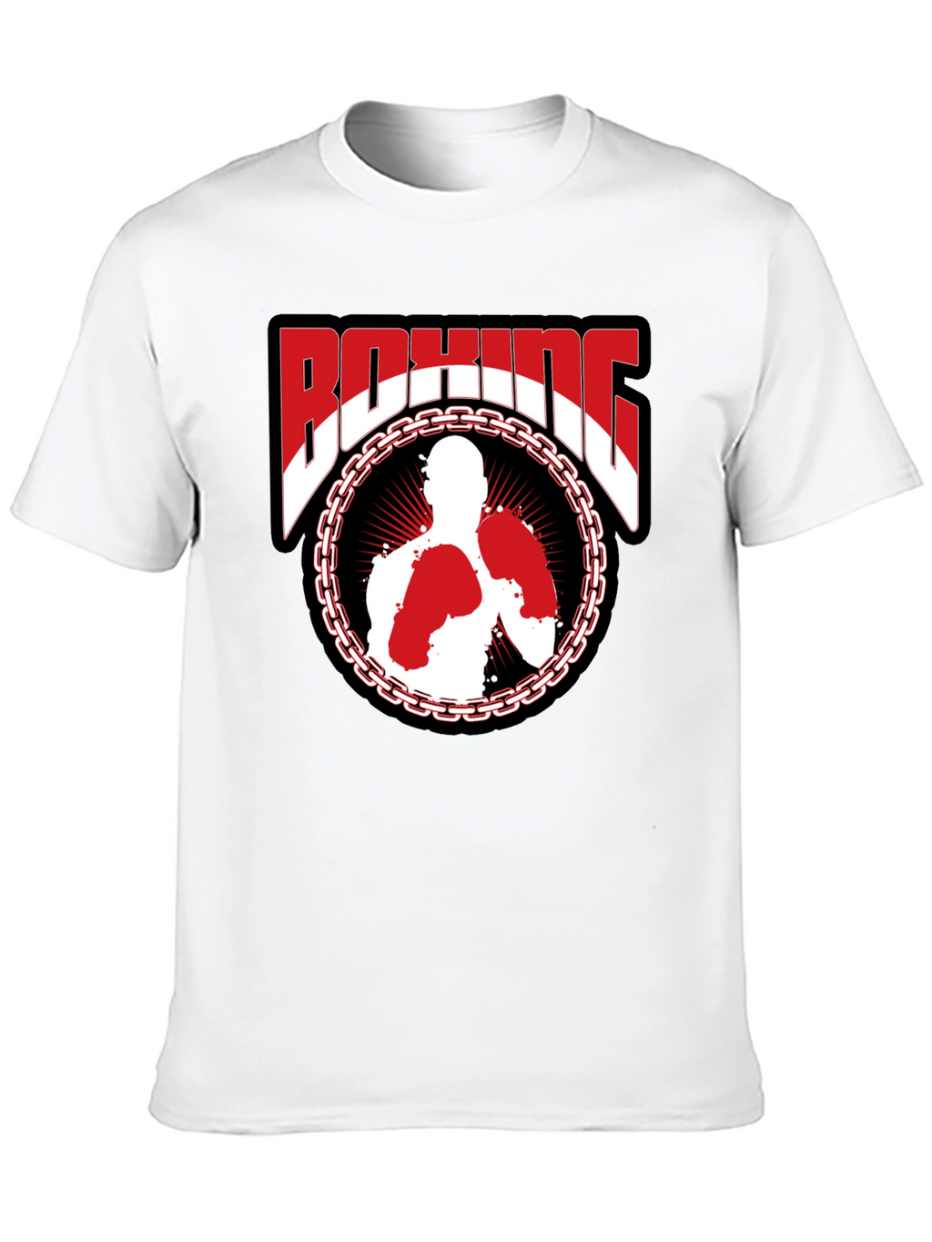 Boxing Graphic T-Shirt - Stylish Black Tee