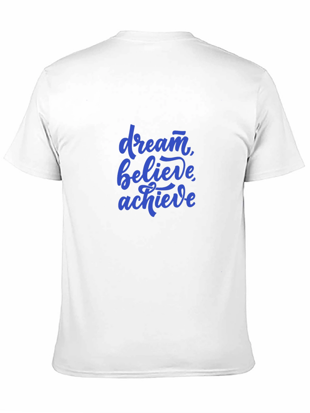 Dream Believe Achieve Black Graphic Tee