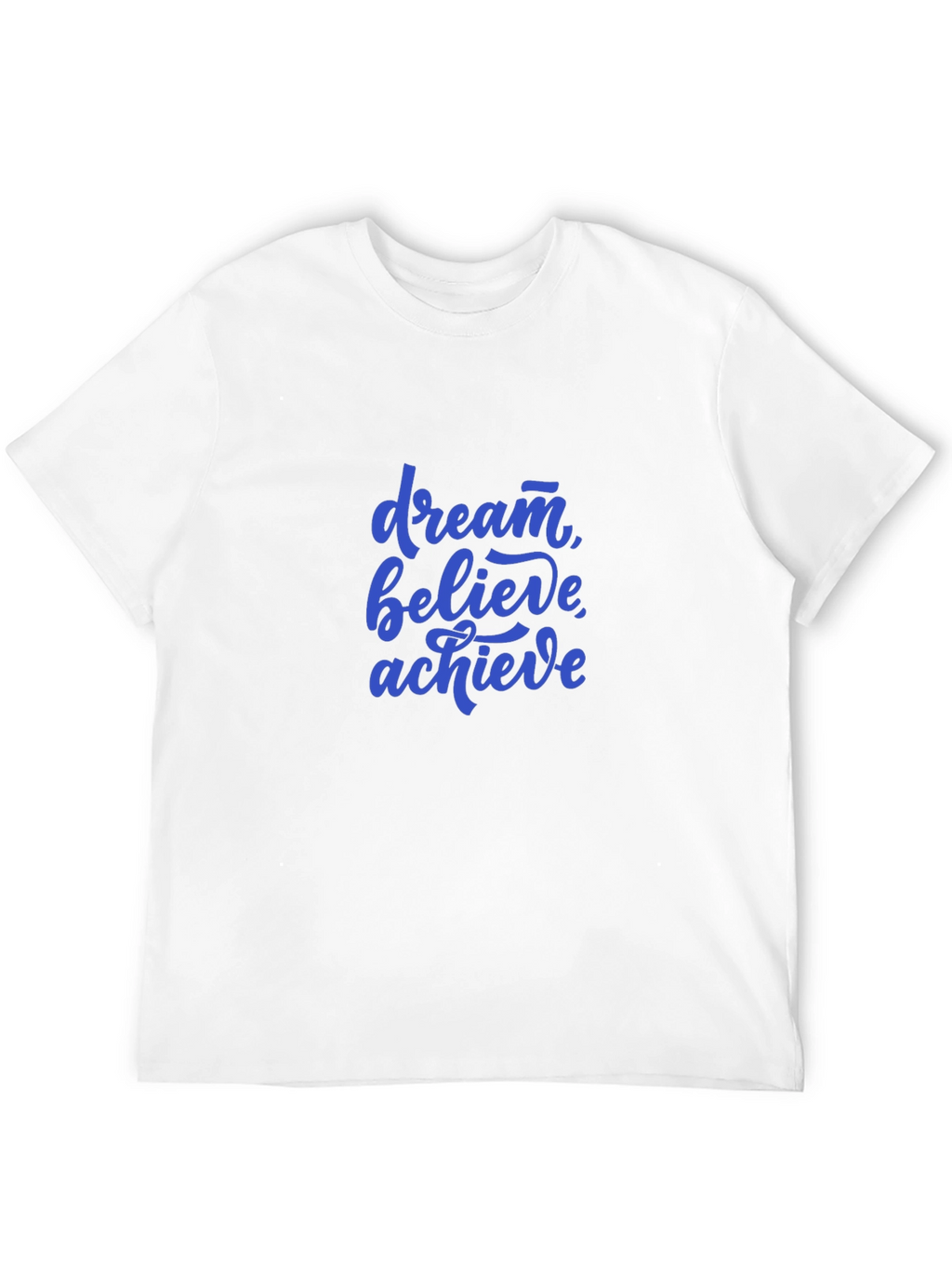 Dream Believe Achieve Black Graphic Tee