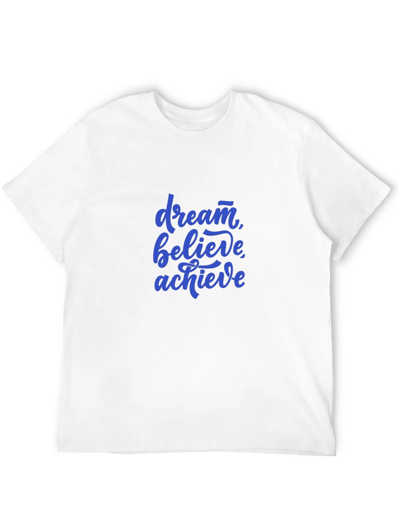 Dream Believe Achieve Black Graphic Tee