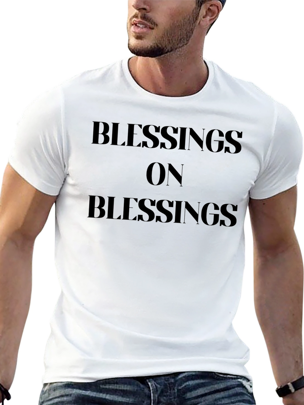 Blessings On Blessings Black T-Shirt