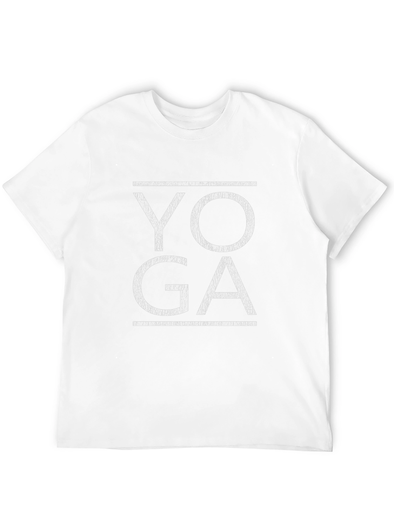 Yoga Graphic Tee - Black Cotton Blend