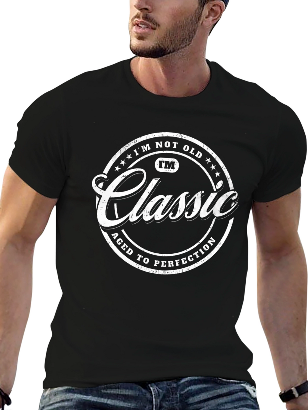 Classic Aged To Perfection Graphic T-Shirt