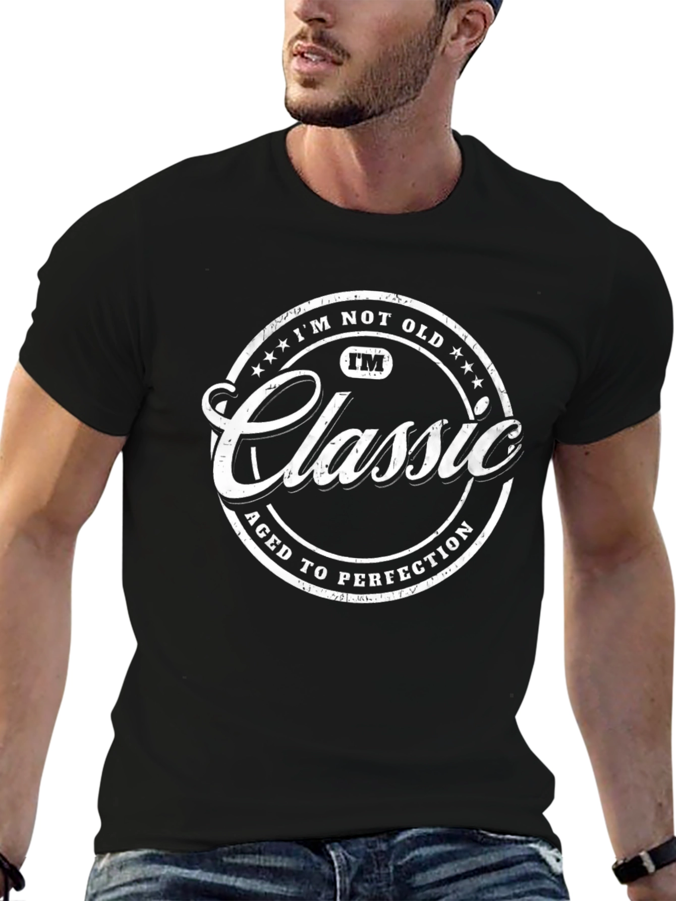 Classic Aged To Perfection Graphic T-Shirt
