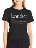 Horse Dad Definition T-Shirt