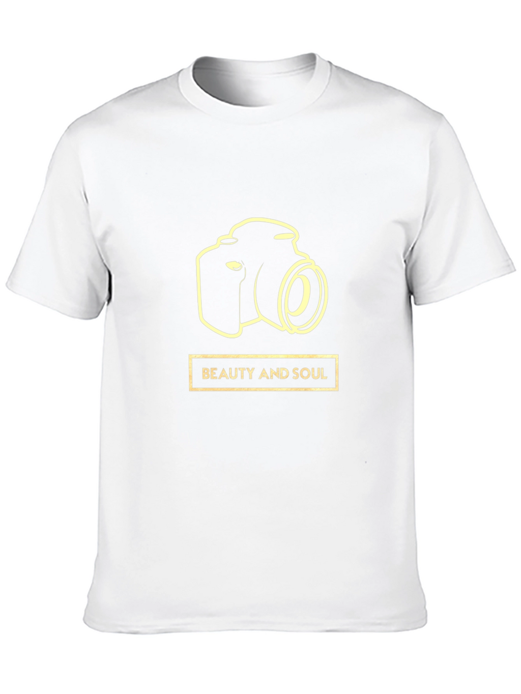 Beauty and Soul Camera Graphic T-Shirt