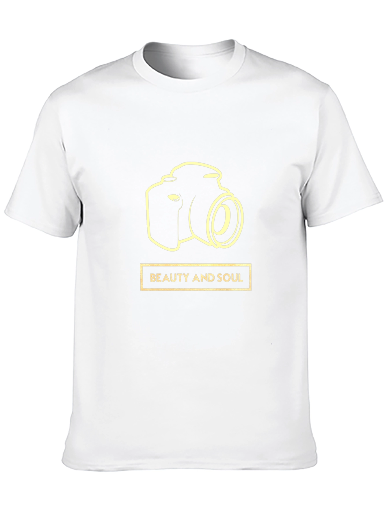 Beauty and Soul Camera Graphic T-Shirt