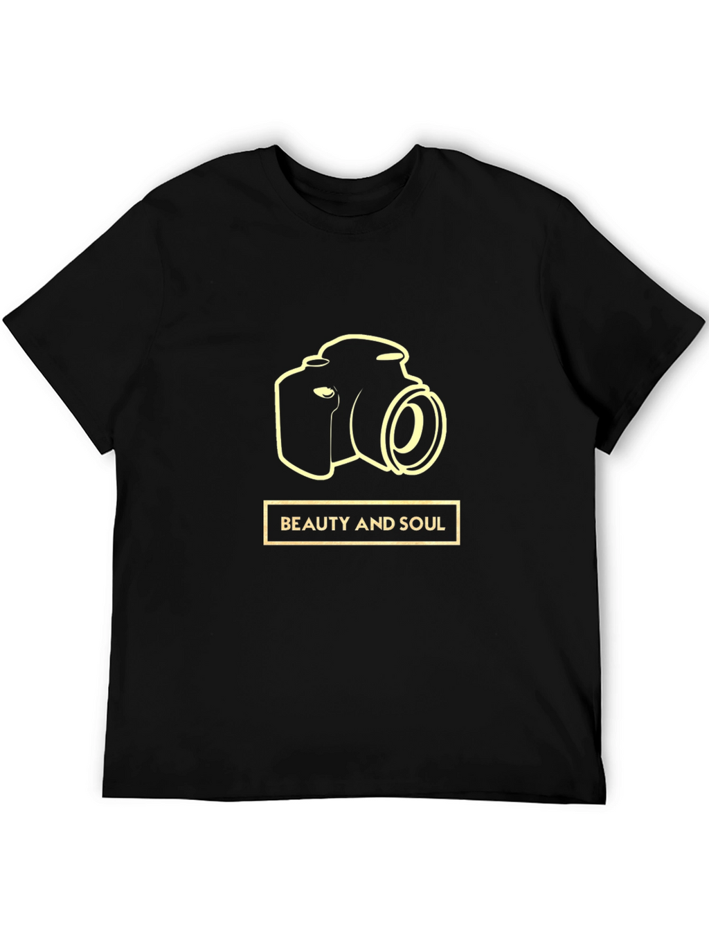 Beauty and Soul Camera Graphic T-Shirt