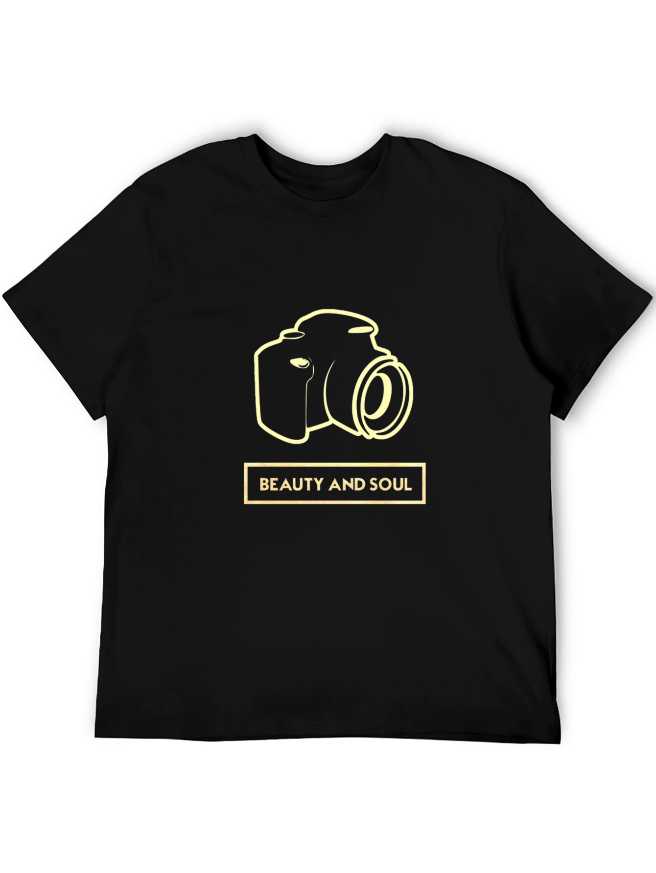 Beauty and Soul Camera Graphic T-Shirt