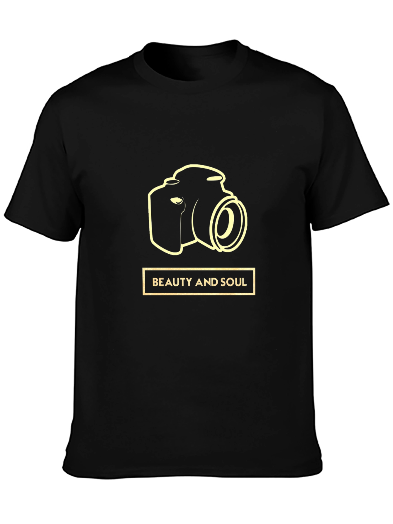 Beauty and Soul Camera Graphic T-Shirt