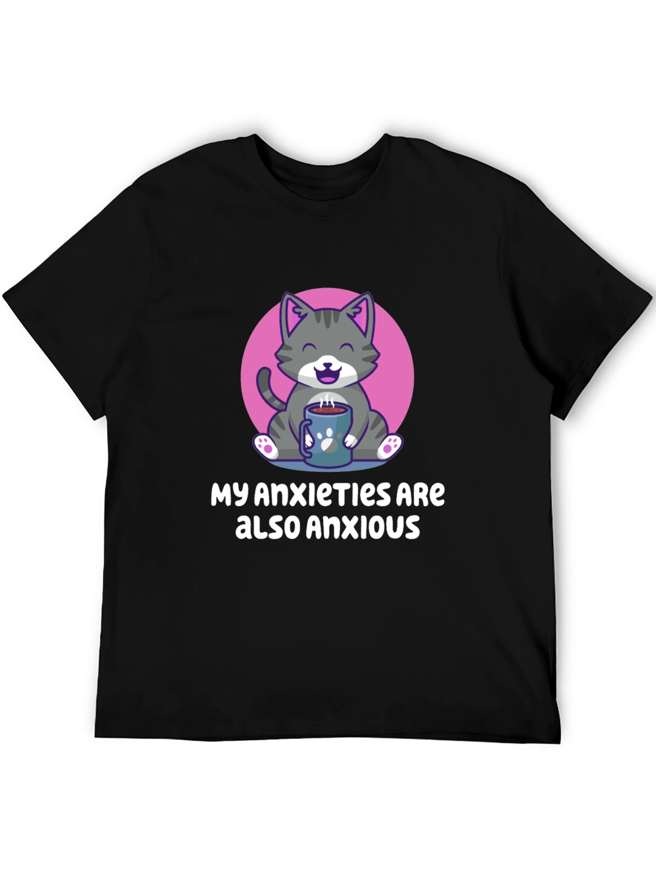 Anxious Cat T-Shirt