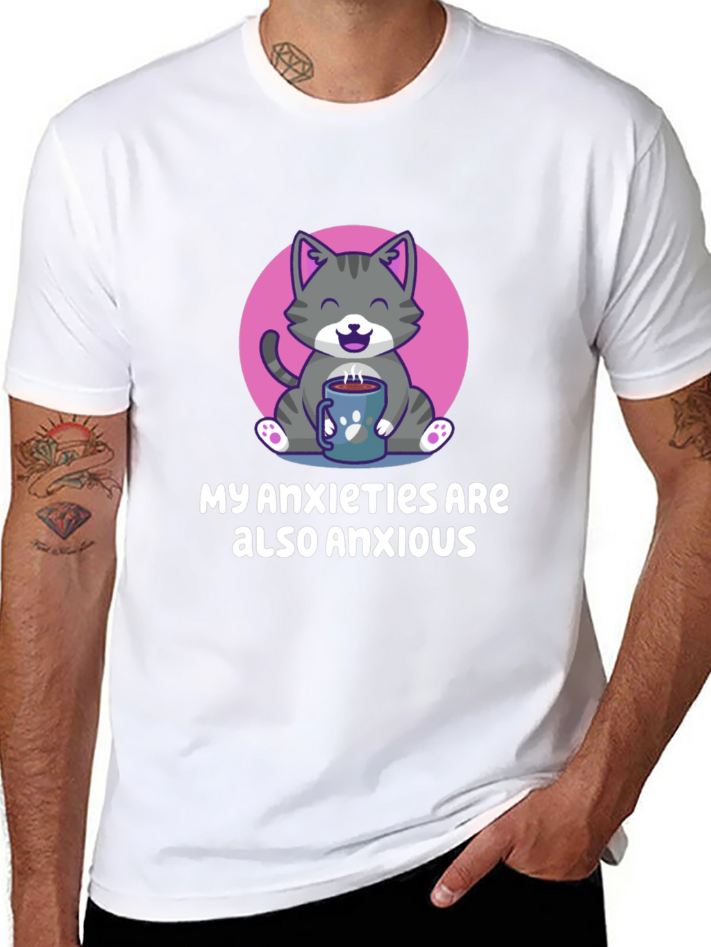 Anxious Cat T-Shirt