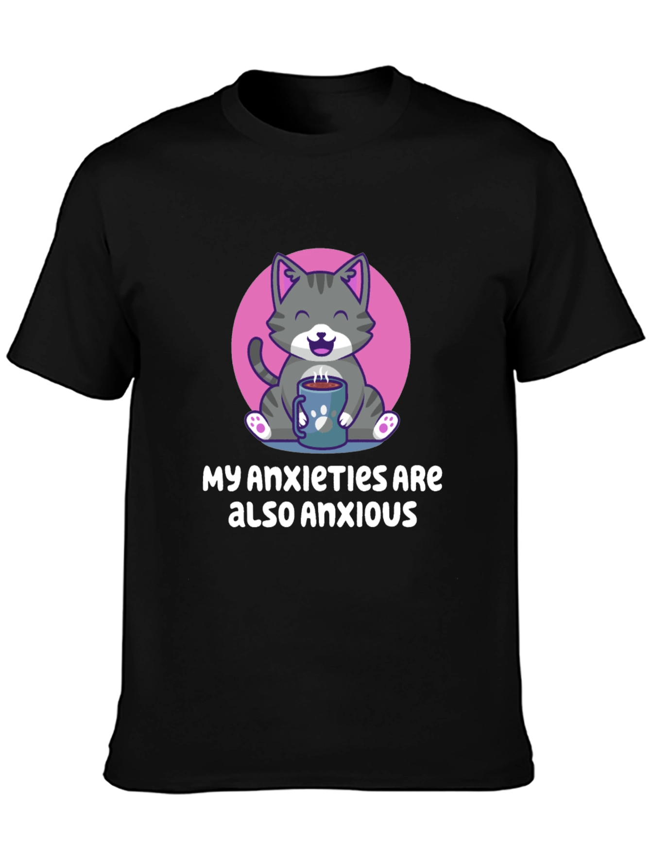 Anxious Cat T-Shirt
