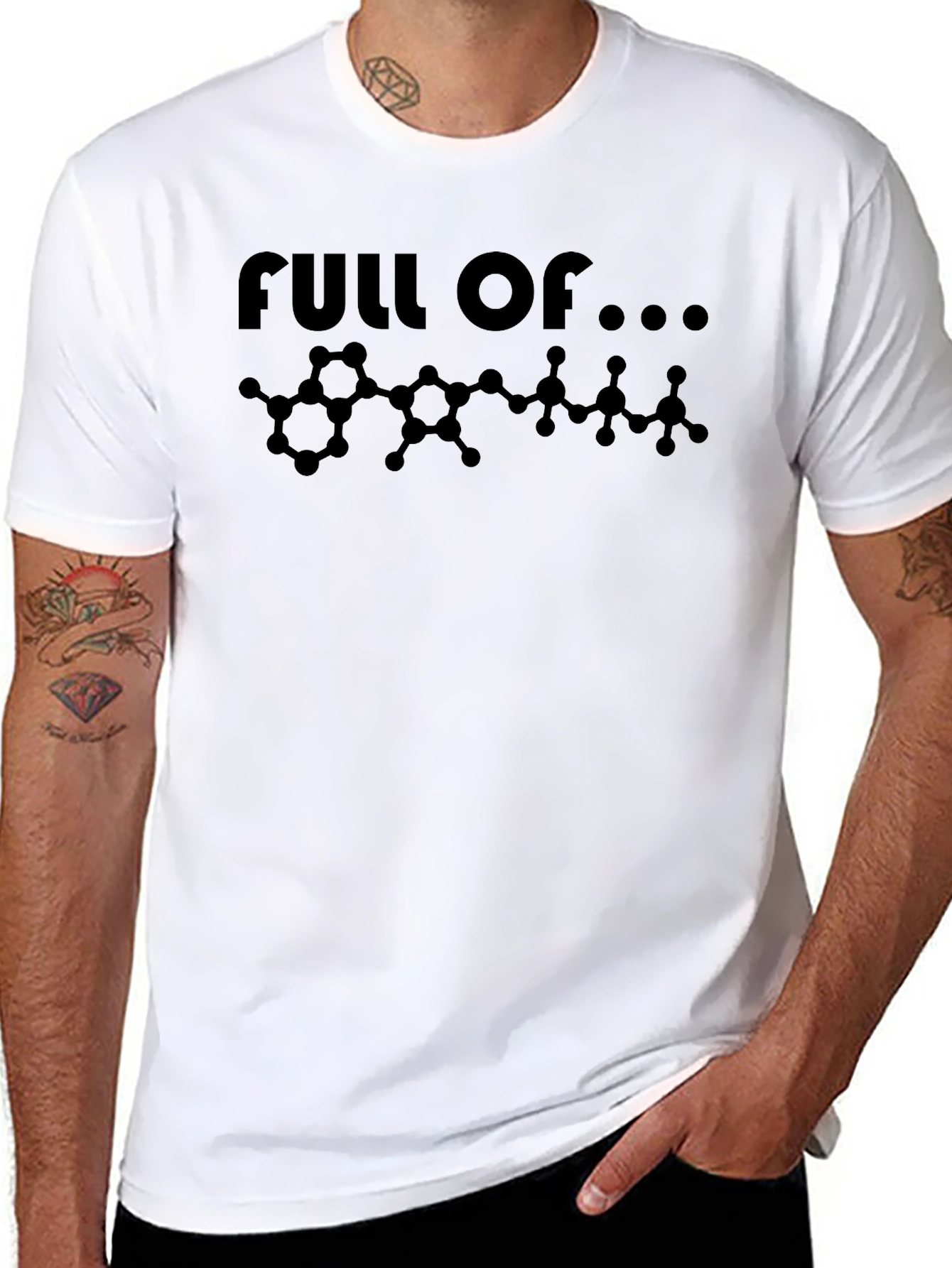 Full of Serotonin T-Shirt - Black Graphic Tee