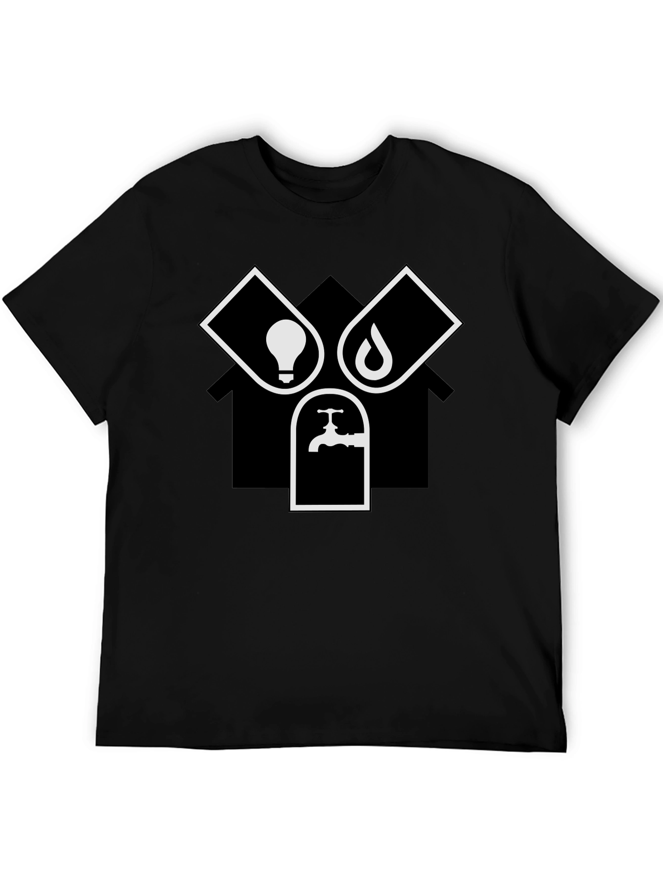 Home Services Graphic T-Shirt - Electrician Plumber Tee