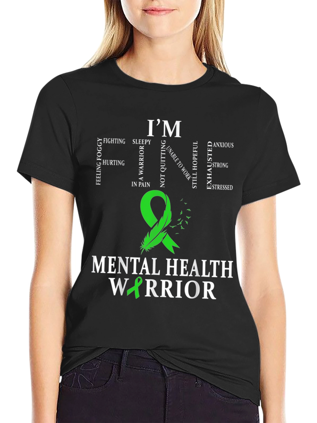 Mental Health Warrior Awareness T-Shirt
