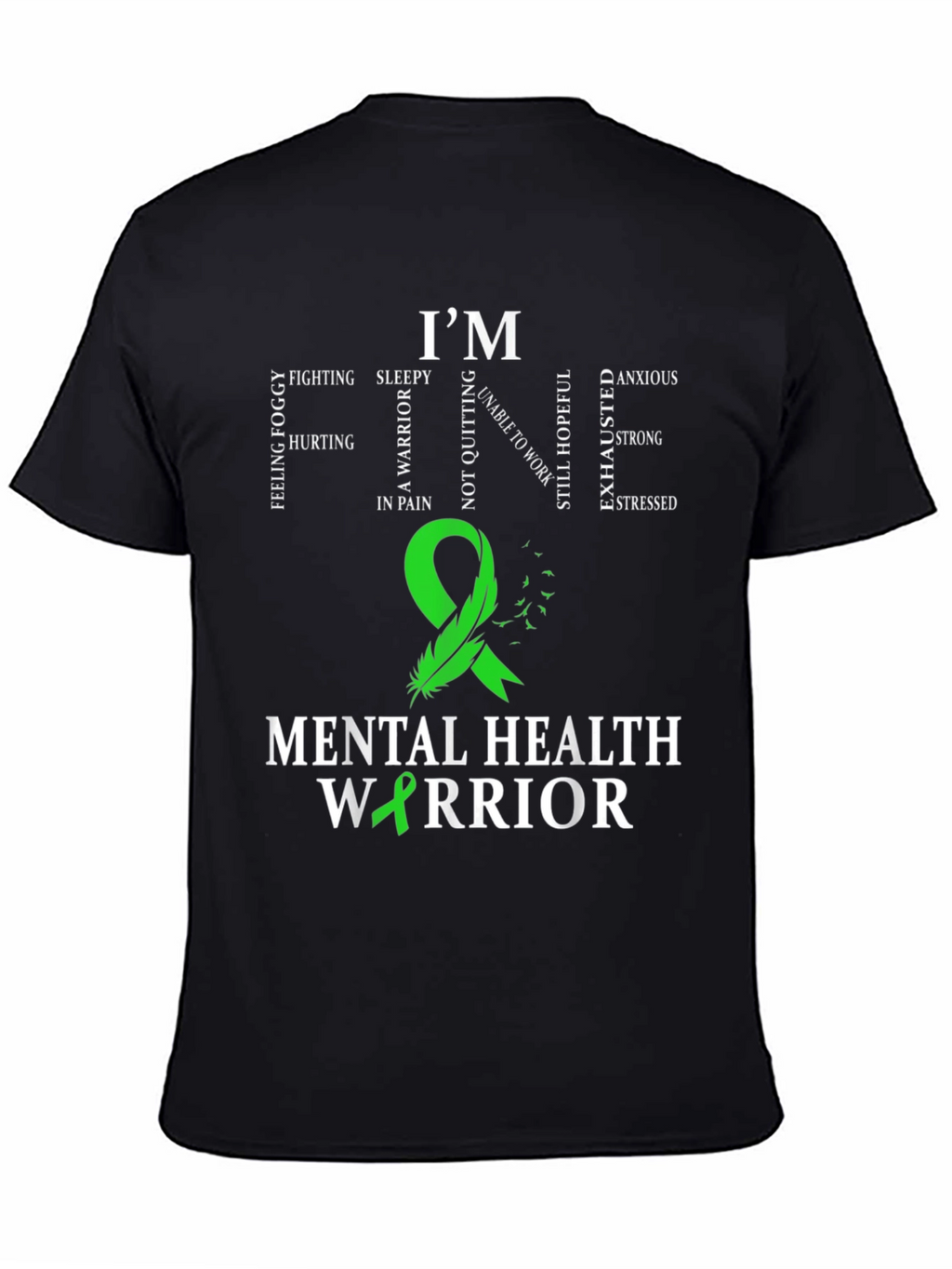 Mental Health Warrior Awareness T-Shirt