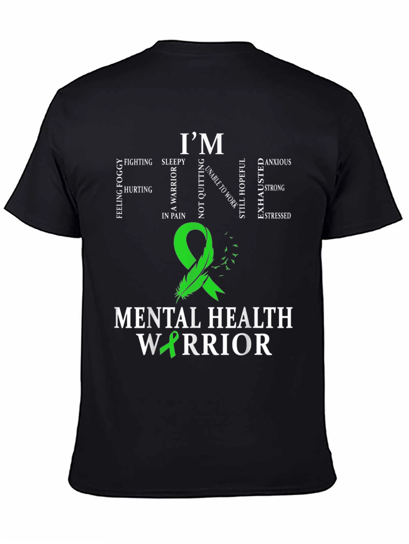 Mental Health Warrior Awareness T-Shirt