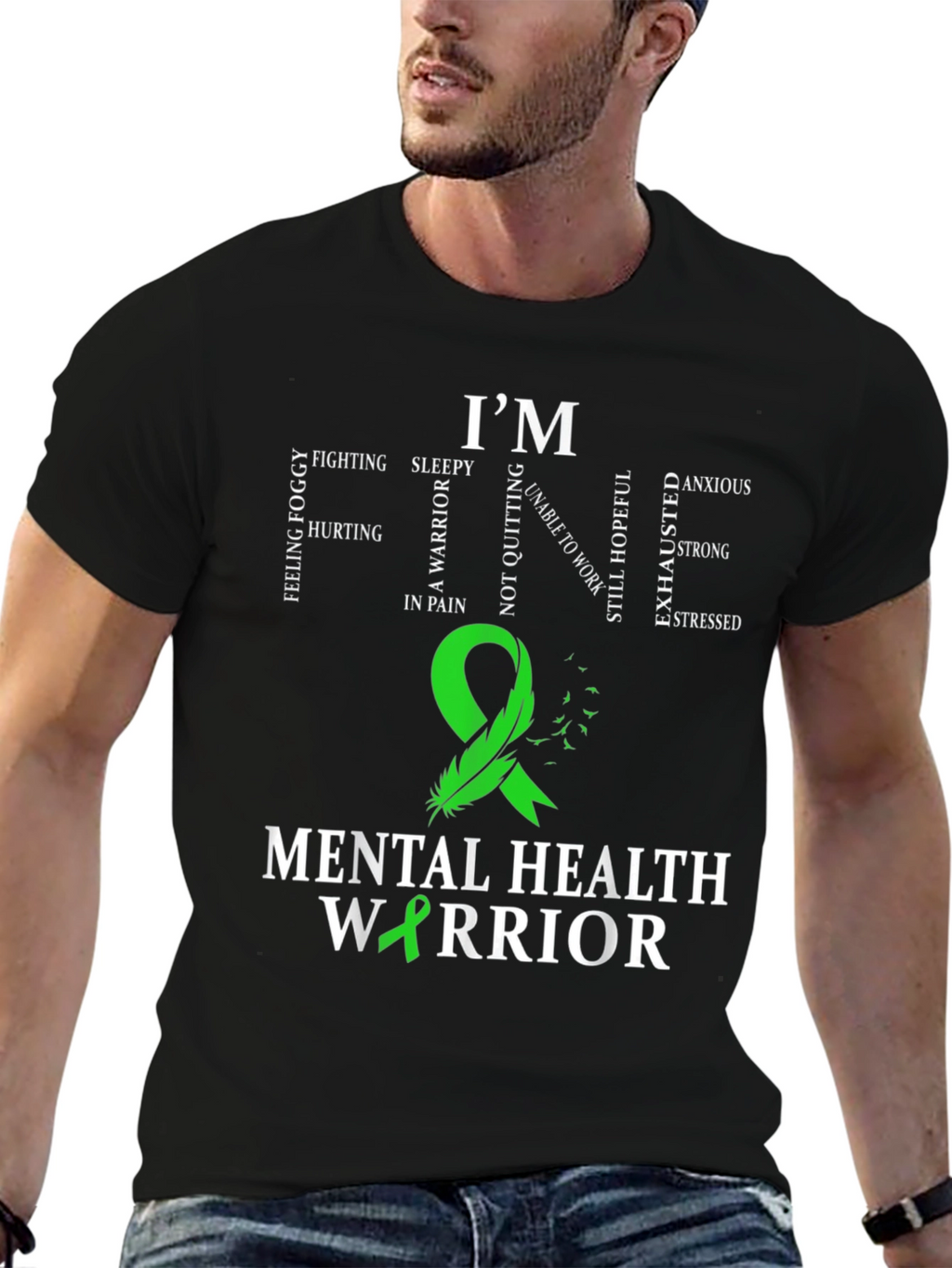 Mental Health Warrior Awareness T-Shirt