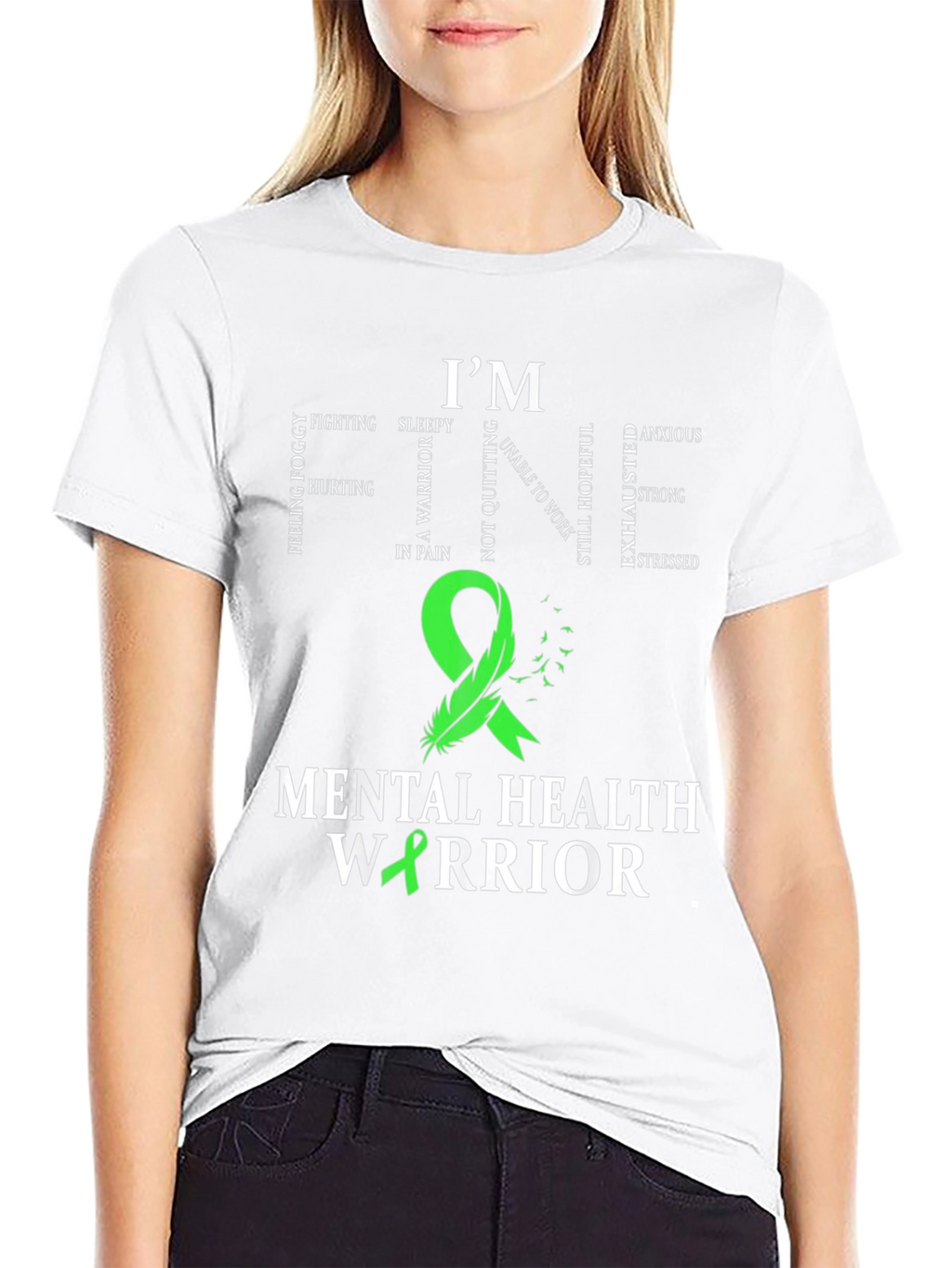 Mental Health Warrior Awareness T-Shirt