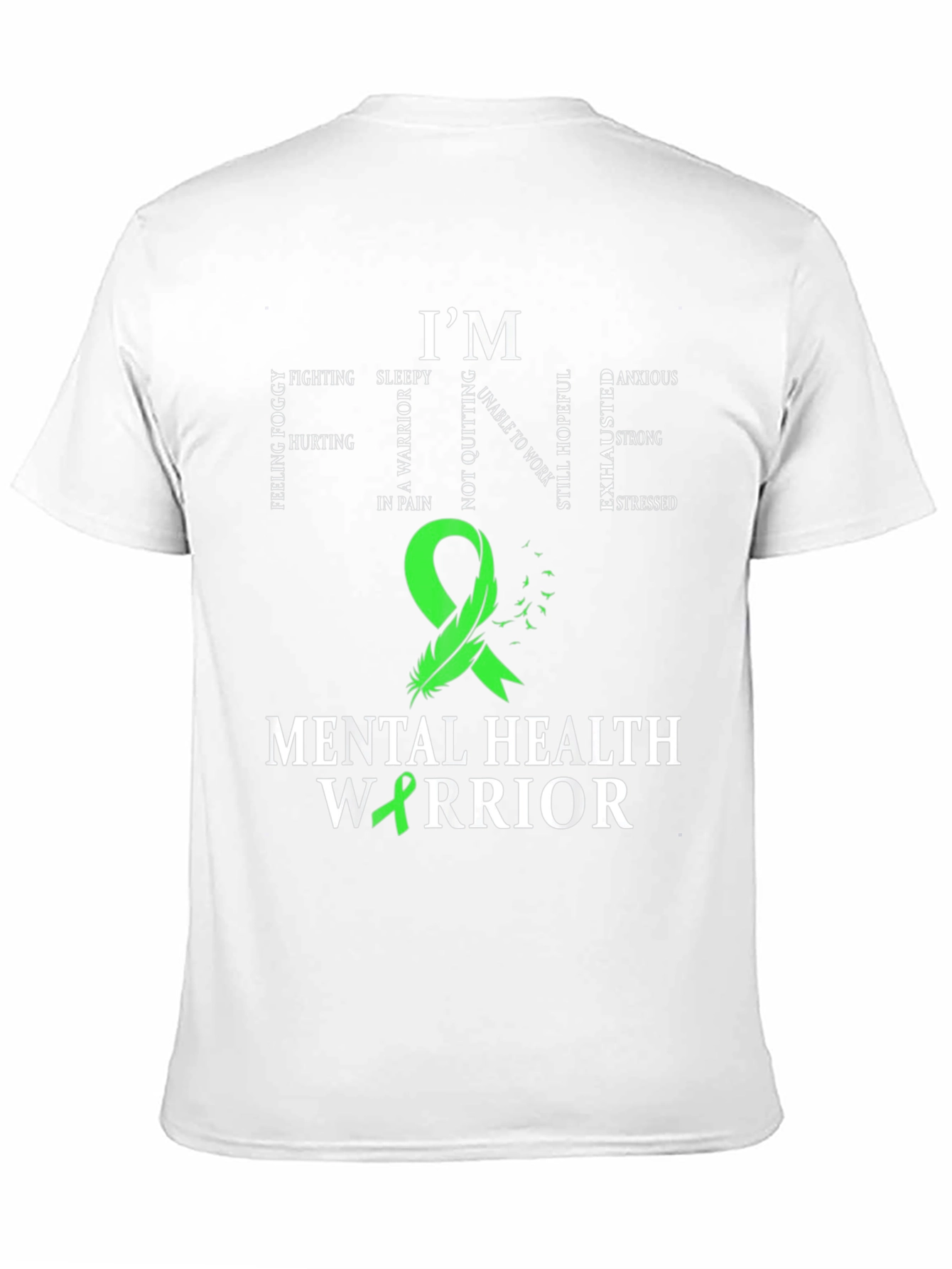 Mental Health Warrior Awareness T-Shirt