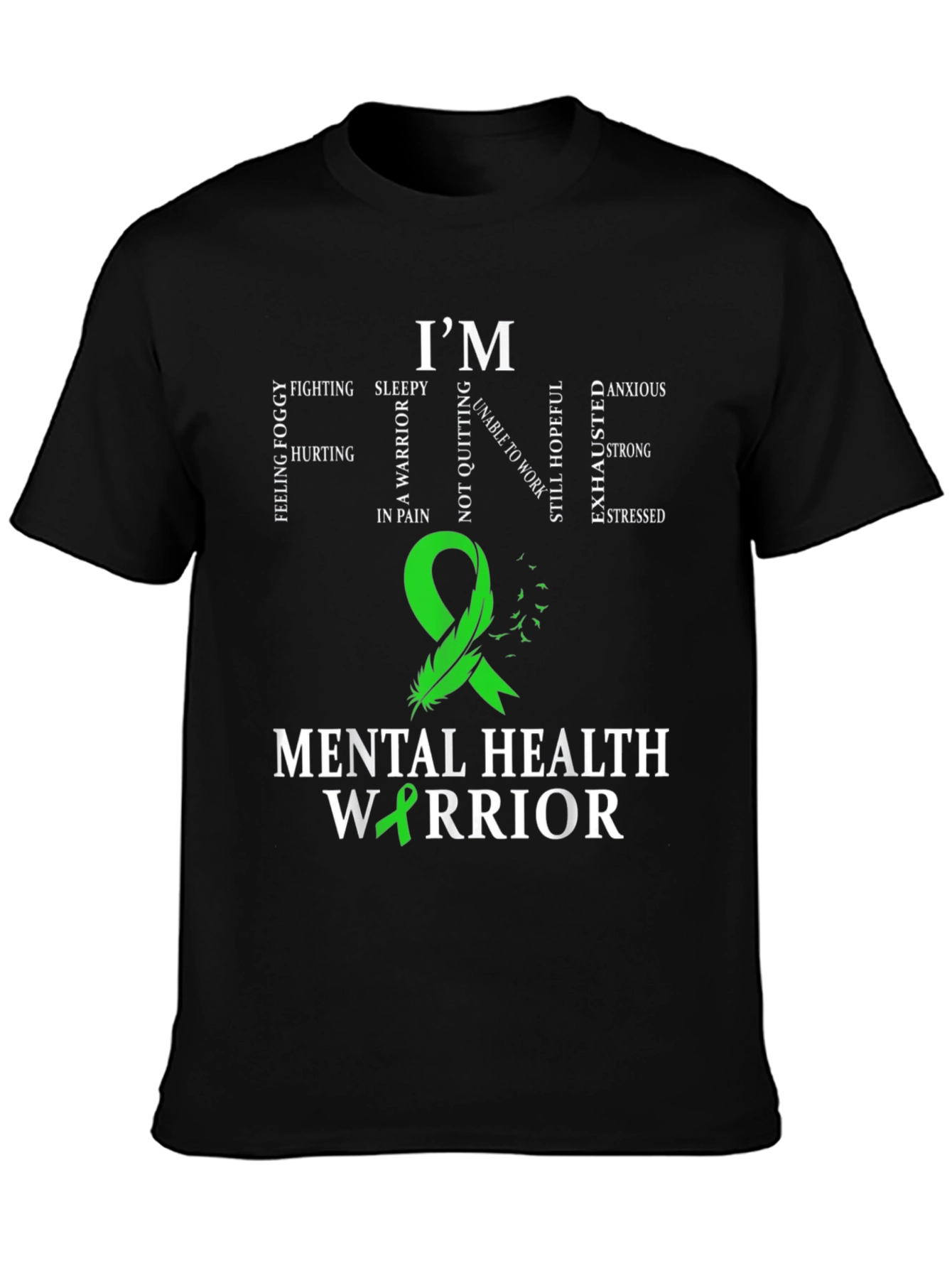 Mental Health Warrior Awareness T-Shirt