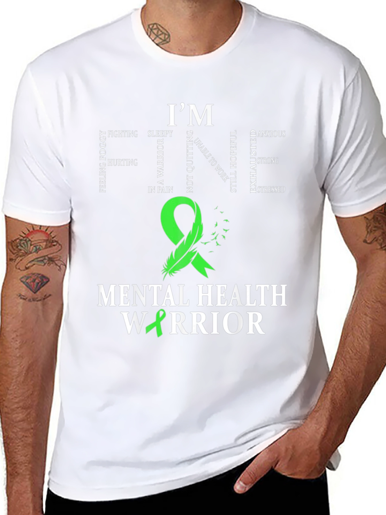Mental Health Warrior Awareness T-Shirt