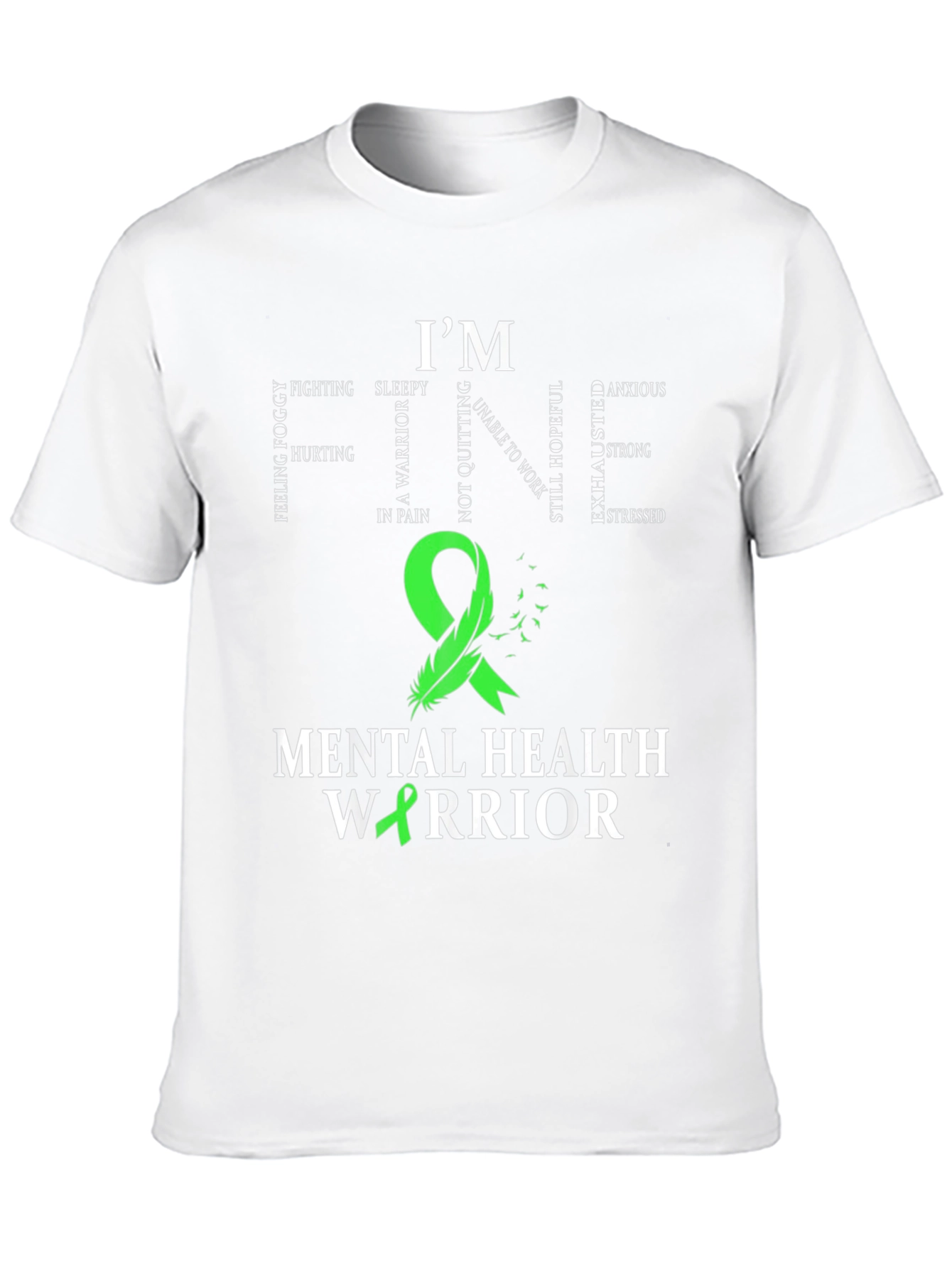 Mental Health Warrior Awareness T-Shirt