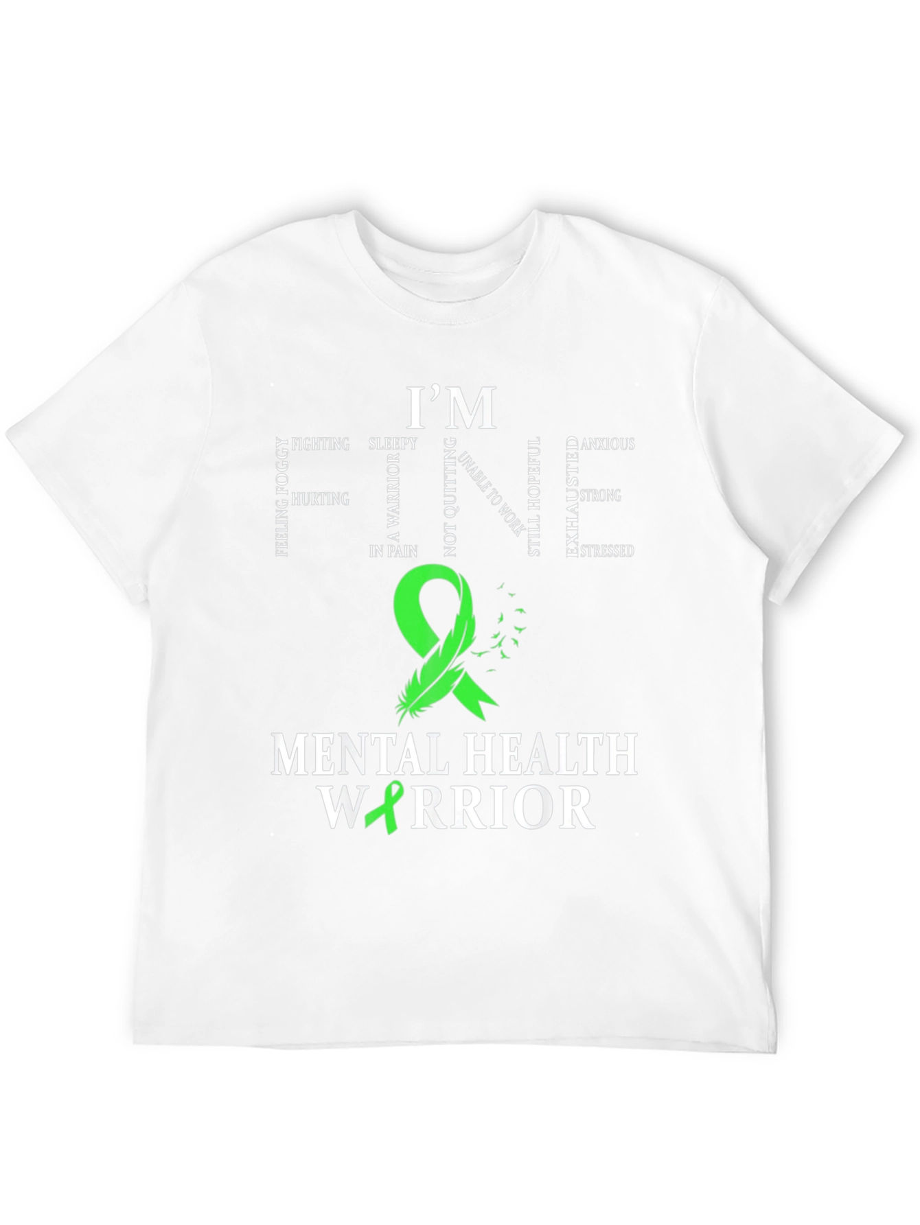 Mental Health Warrior Awareness T-Shirt