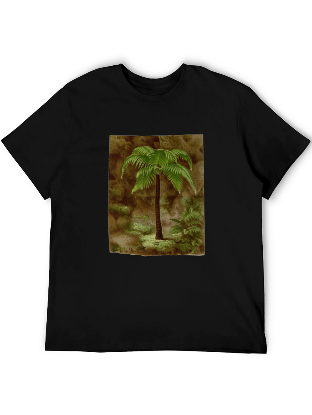 Fern Graphic Black T-Shirt