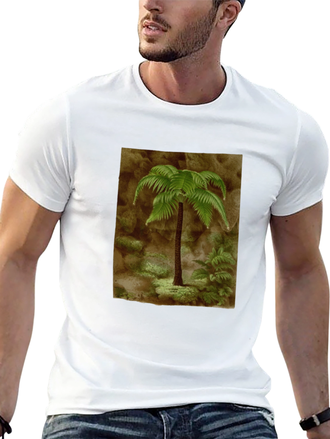 Fern Graphic Black T-Shirt