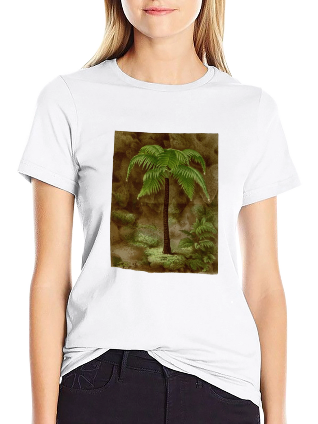 Fern Graphic Black T-Shirt
