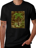 Fern Graphic Black T-Shirt